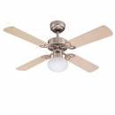 Westinghouse Vegas Aluminium Light maple Ceiling Fan